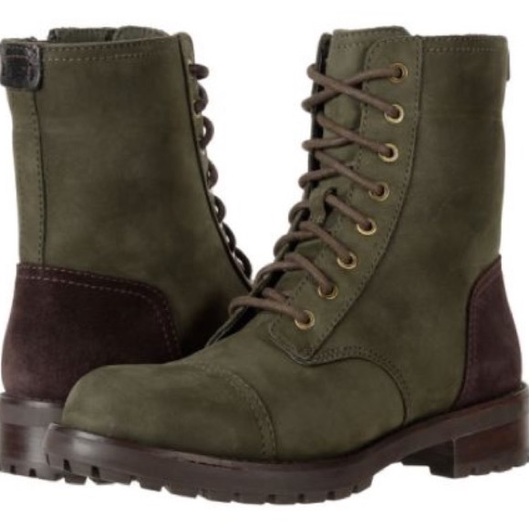 ugg kilmer leather & suede combat boots